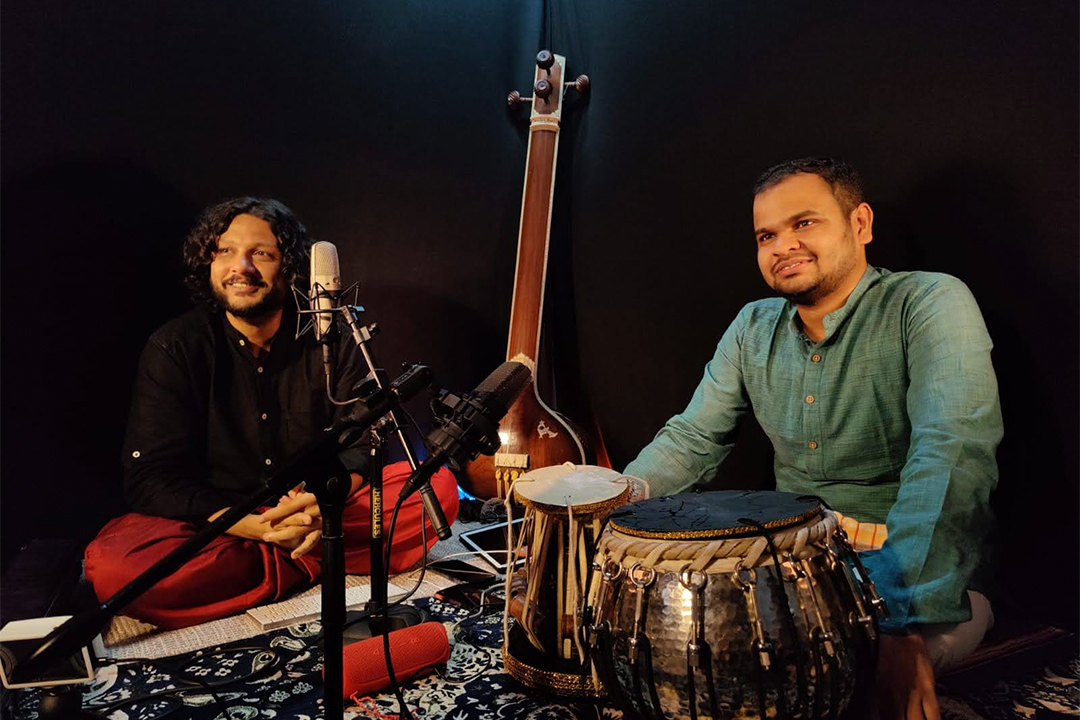 Ajinkya Galande with Ashwin Srinivasan ji