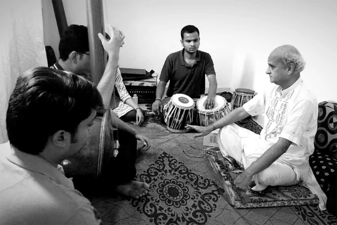 Ajinkya Galande with Guruji