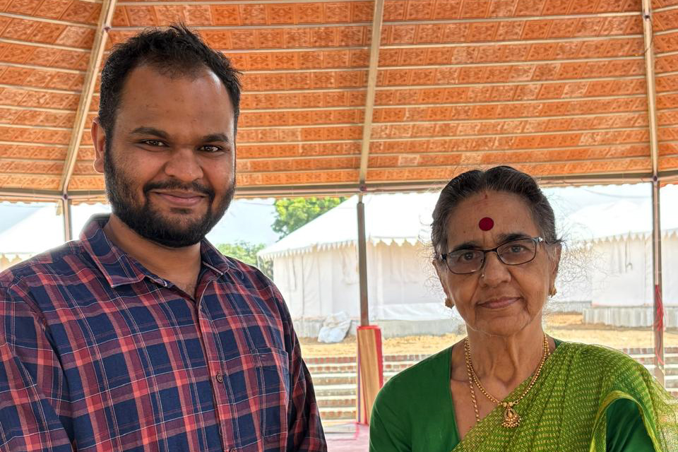 Ajinkya Galande with N Rajam ji